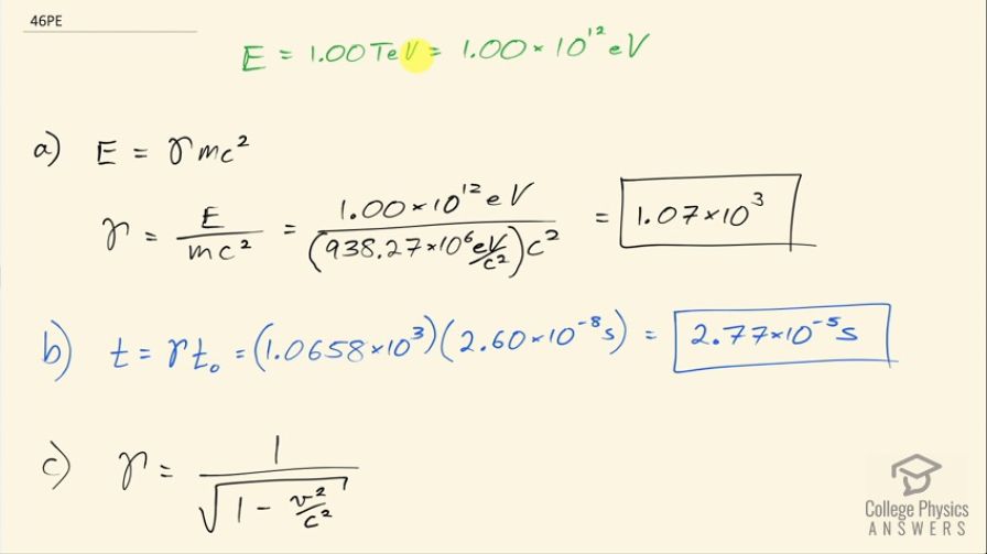 OpenStax College Physics, Chapter 33, Problem 46 (PE) video thumbnail