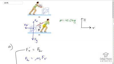 OpenStax College Physics Answers, Chapter 5, Problem 19 video poster image.