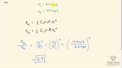 OpenStax College Physics Answers, Chapter 5, Problem 24 video poster image.