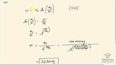 OpenStax College Physics Answers, Chapter 8, Problem 60 video poster image.