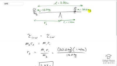 OpenStax College Physics Answers, Chapter 9, Problem 39 video poster image.