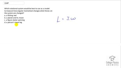 OpenStax College Physics Answers, Chapter 10, Problem 11 video poster image.