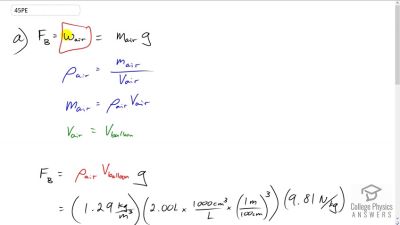 OpenStax College Physics Answers, Chapter 11, Problem 45 video poster image.