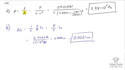 OpenStax College Physics Answers, Chapter 11, Problem 77 video poster image.