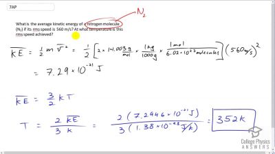 OpenStax College Physics Answers, Chapter 13, Problem 7 video poster image.