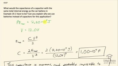 OpenStax College Physics Answers, Chapter 19, Problem 40 video poster image.