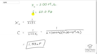 OpenStax College Physics Answers, Chapter 23, Problem 81 video poster image.