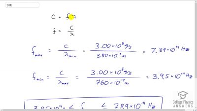 OpenStax College Physics Answers, Chapter 24, Problem 9 video poster image.