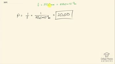 OpenStax College Physics Answers, Chapter 25, Problem 36 video poster image.