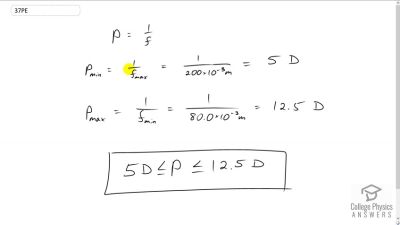 OpenStax College Physics Answers, Chapter 25, Problem 37 video poster image.