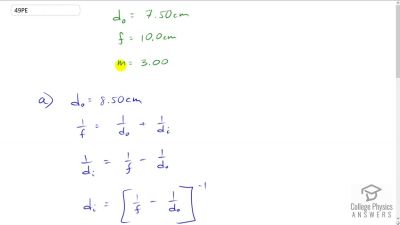 OpenStax College Physics Answers, Chapter 25, Problem 49 video poster image.