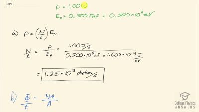 OpenStax College Physics Answers, Chapter 29, Problem 32 video poster image.