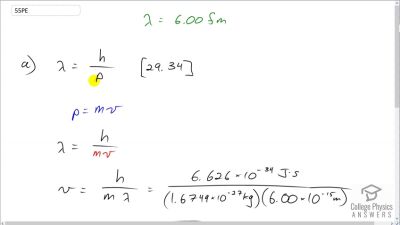 OpenStax College Physics Answers, Chapter 29, Problem 55 video poster image.