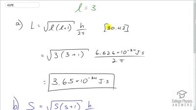 OpenStax College Physics Answers, Chapter 30, Problem 41 video poster image.